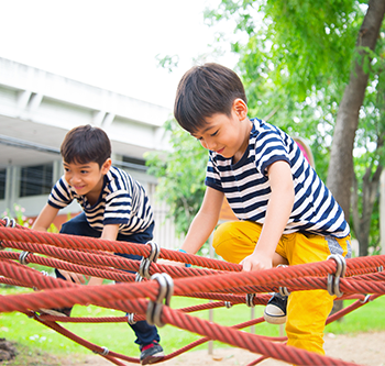 kids playing outside